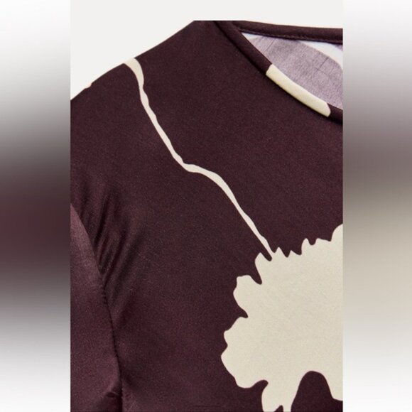 ZARA PRINTED DRESS ZW COLLECTION - Picture 4 of 6